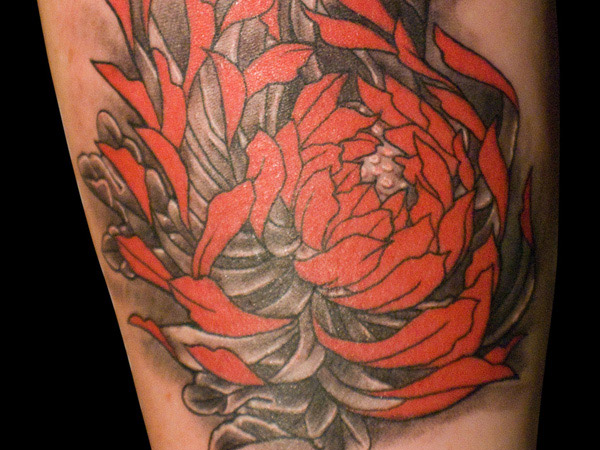Значение татуировки хризантема