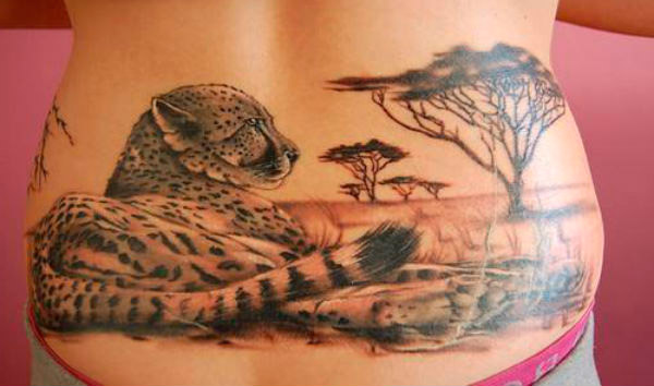фото татуировки гепард