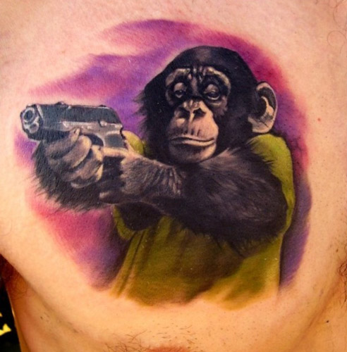 Значение татуировки обезьяна