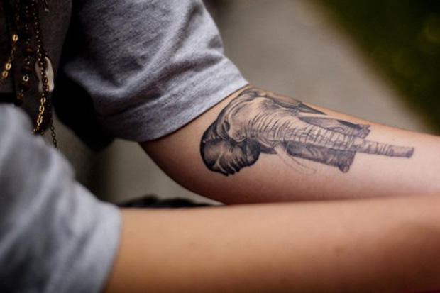 фото татуировки слон