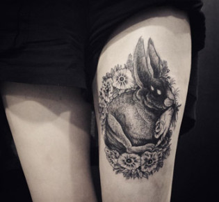 Значение татуировки кролик