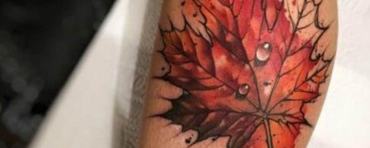 Значение татуировки листья
