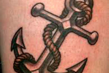 Что означает татуировка якорь