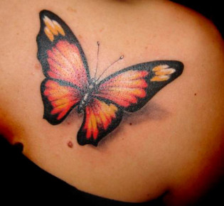 Значение татуировки бабочка