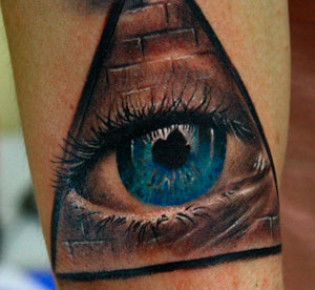 Значение татуировки «Глаз в треугольнике»